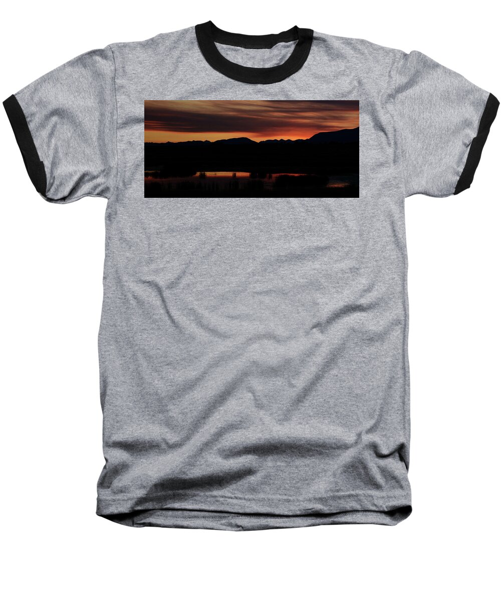 Sunrise Baseball T-Shirt featuring the photograph Montana Sunrise #3 by Whispering Peaks Photography