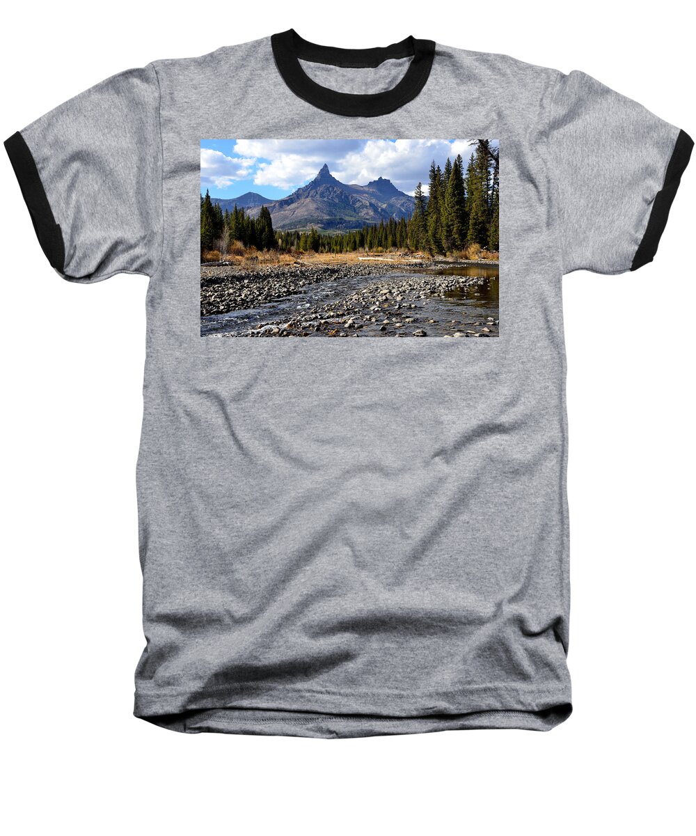 Pilot Baseball T-Shirt featuring the photograph Pilot Peak #1 by Tranquil Light Photography