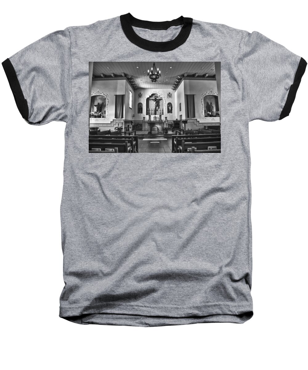 San Carlos Cathedral Baseball T-Shirt featuring the photograph San Carlos Cathedral #1 by Ron White