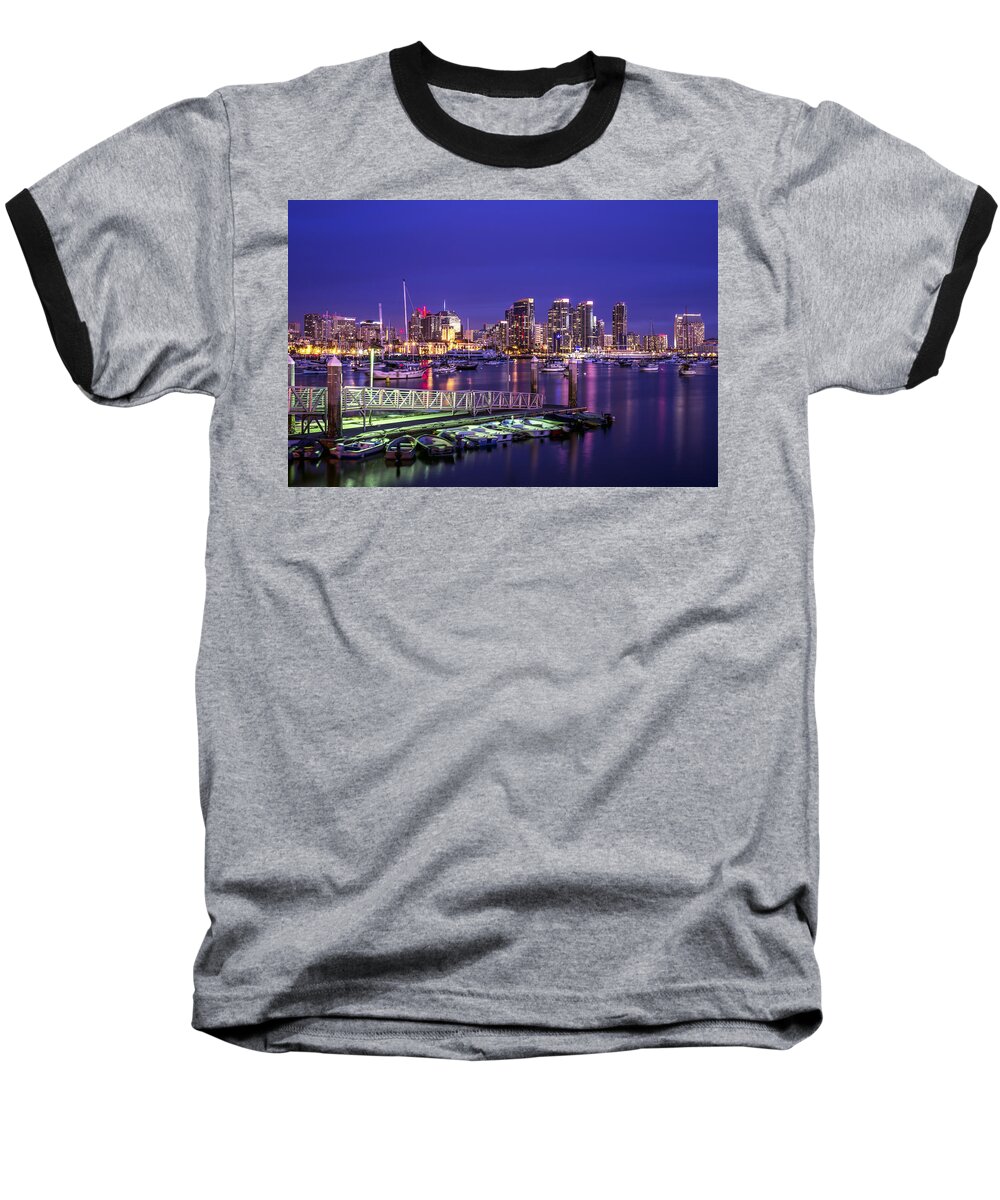 San Diego Baseball T-Shirt featuring the photograph This Is San Diego Harbor by Joseph S Giacalone