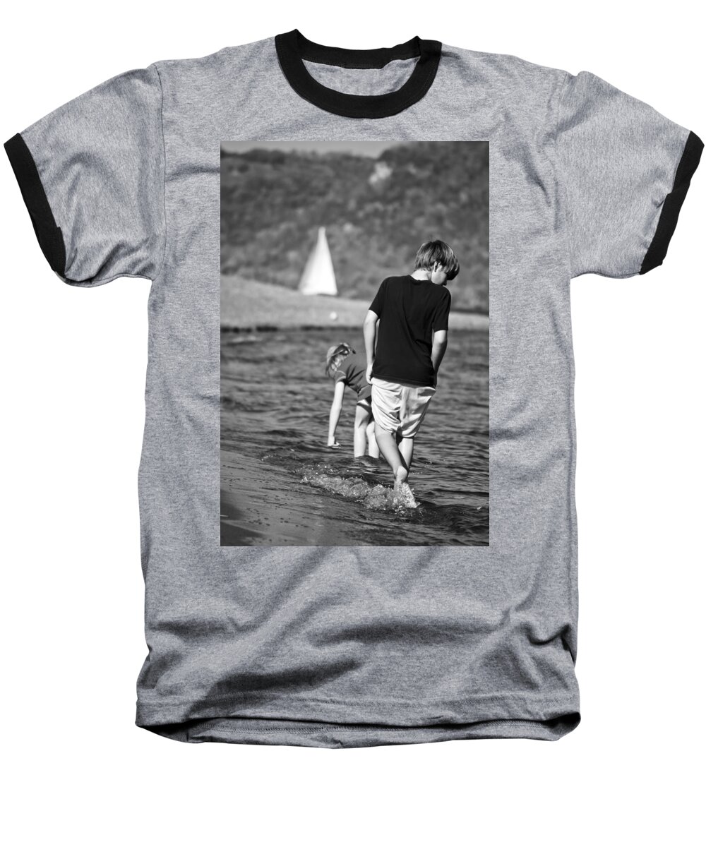 Blumwurks Baseball T-Shirt featuring the photograph The Lure Of Water #1 by Matthew Blum