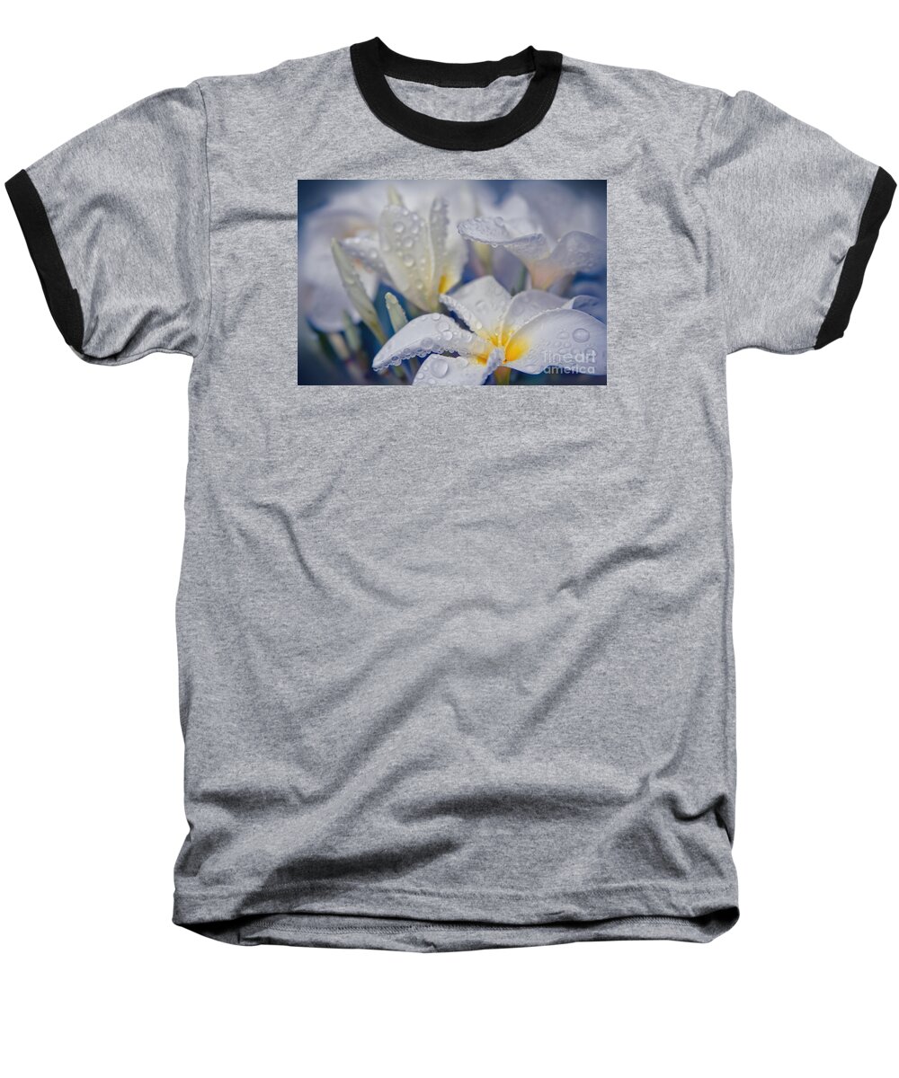 Plumeria Baseball T-Shirt featuring the photograph The Wind of Love by Sharon Mau