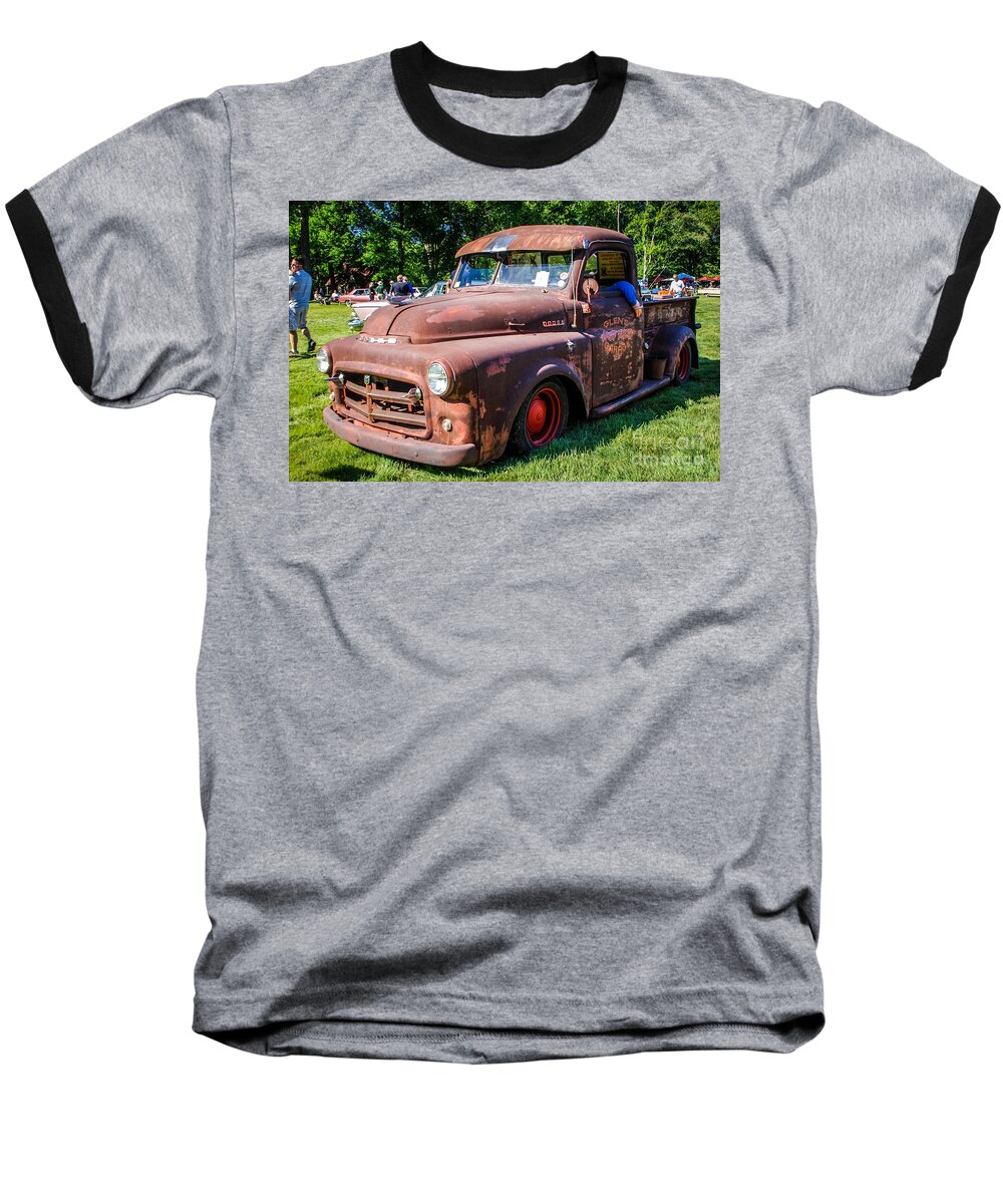 1952 Baseball T-Shirt featuring the photograph 1952 Dodge Pickup by Grace Grogan