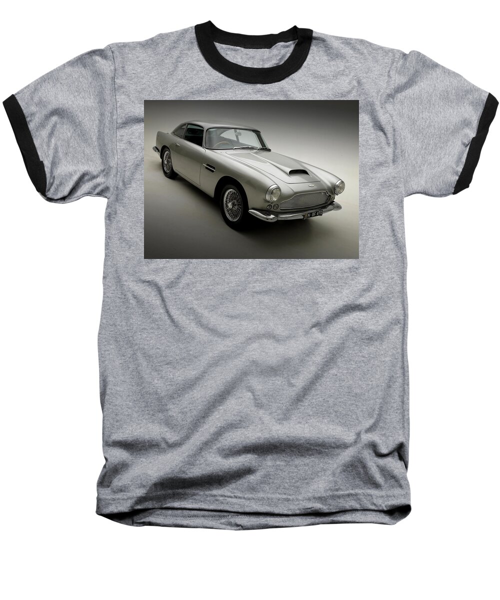 Car Baseball T-Shirt featuring the photograph 1958 Aston Martin DB4 by Gianfranco Weiss