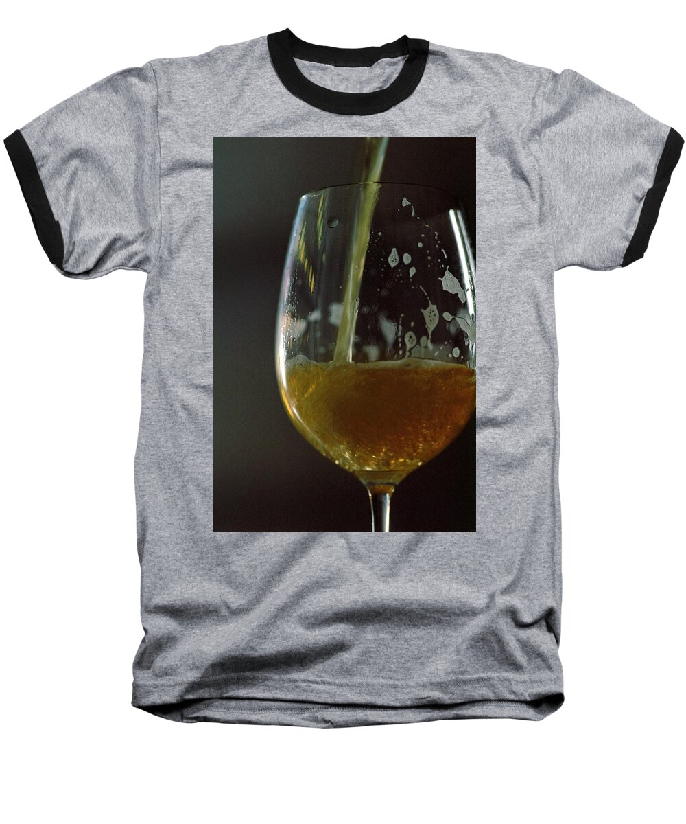 Beverage Baseball T-Shirt featuring the photograph A Glass Of Beer #2 by Romulo Yanes
