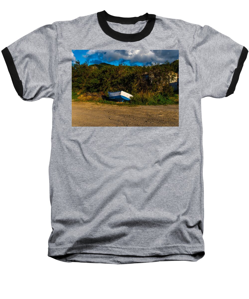 Art Baseball T-Shirt featuring the photograph Boat at Rest #2 by Joseph Amaral