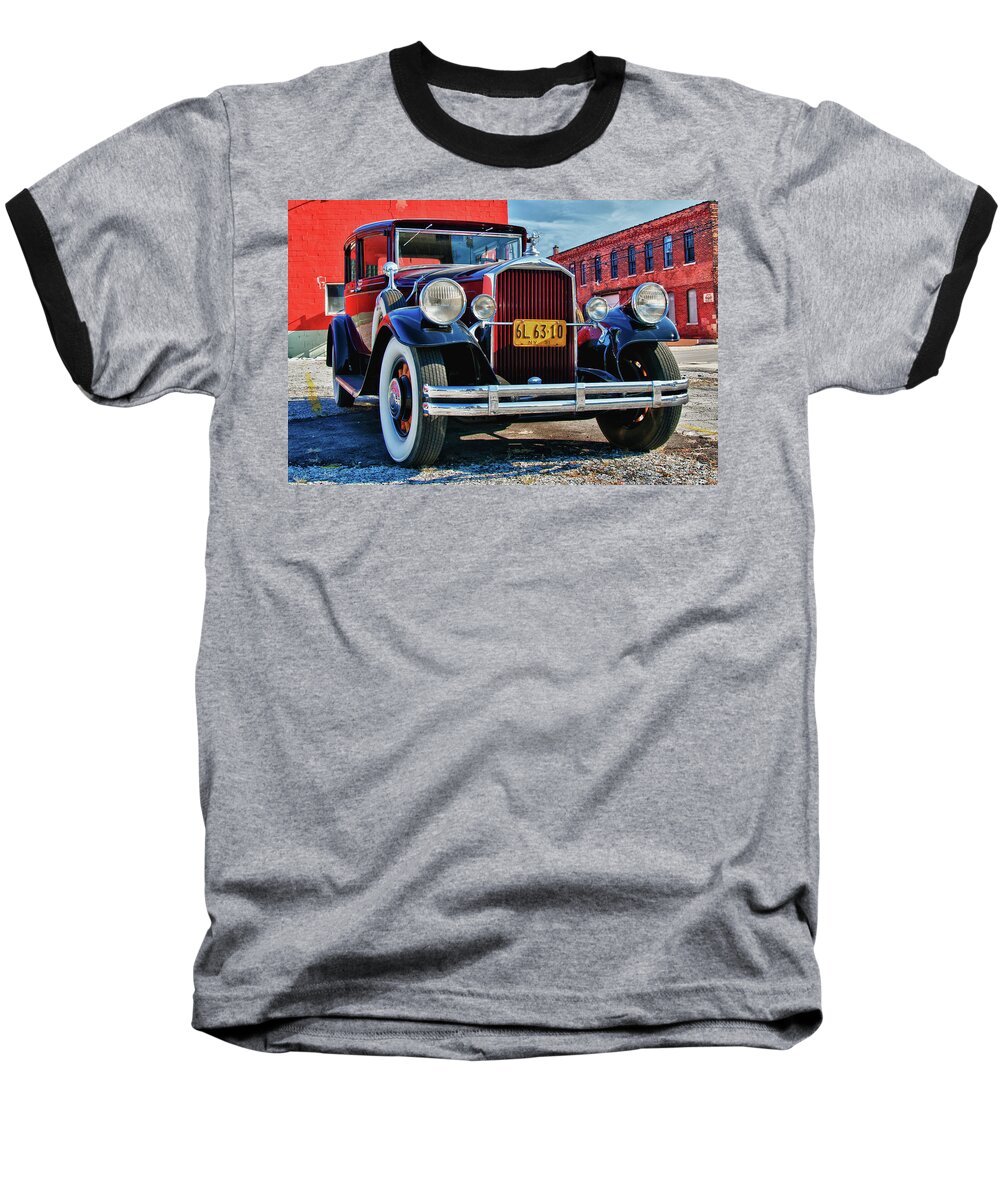 Antique Car Baseball T-Shirt featuring the photograph Pierce Arrow 3468 by Guy Whiteley