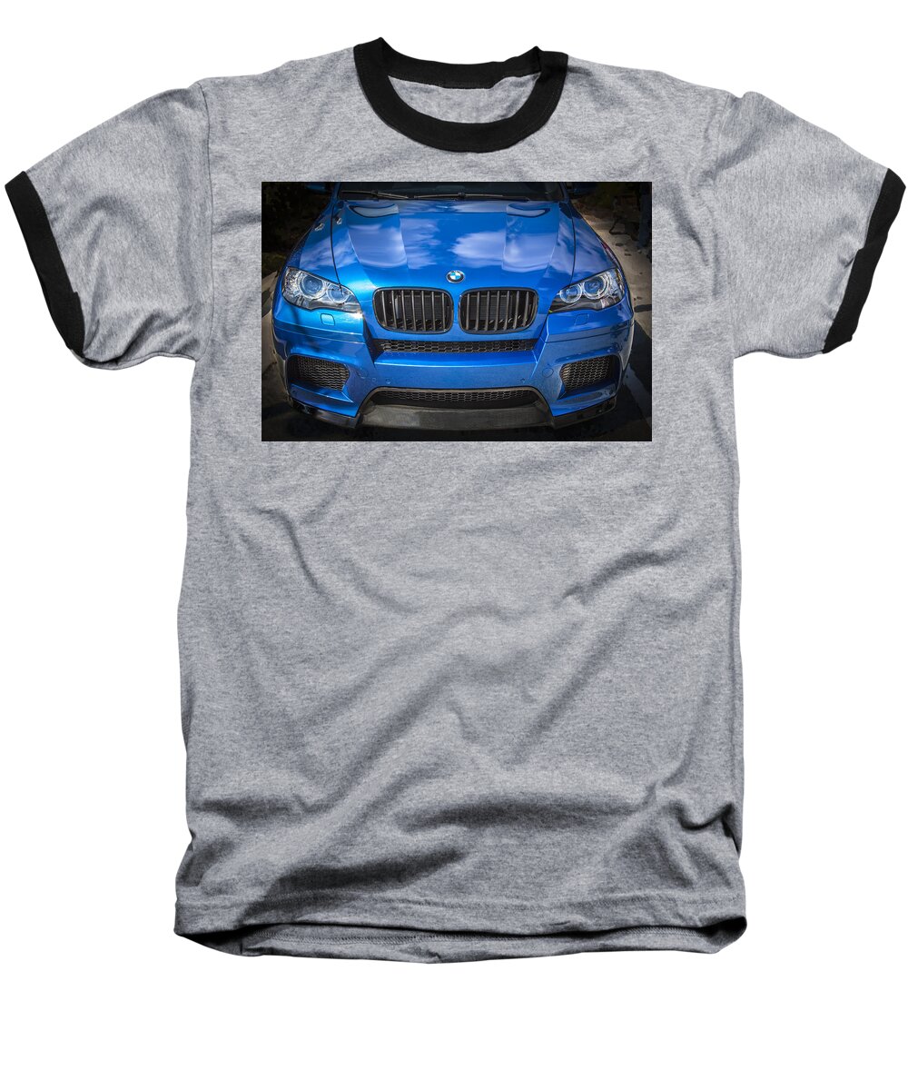 Bmw Baseball T-Shirt featuring the photograph 2013 BMW X6 M Series by Rich Franco