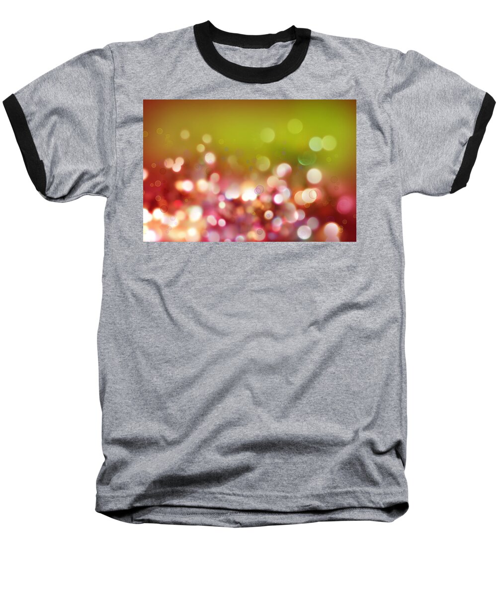 Christmas Baseball T-Shirt featuring the photograph Pink and green by Les Cunliffe
