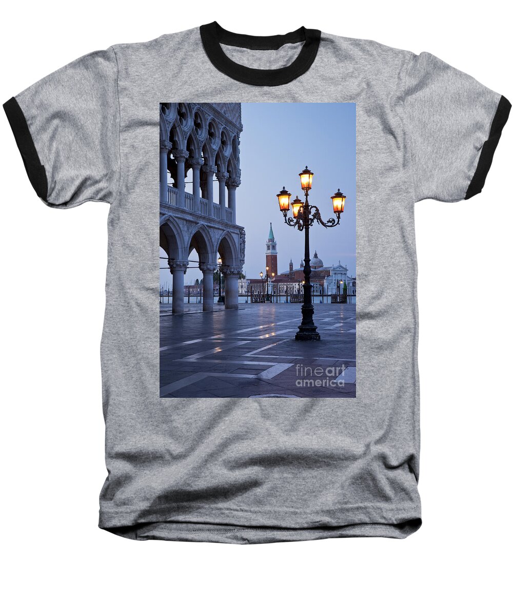 Venice Baseball T-Shirt featuring the photograph Venice Dawn #1 by Brian Jannsen