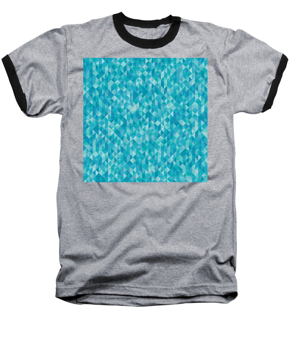 Abstract Baseball T-Shirt featuring the digital art Pixel Art #76 by Mike Taylor