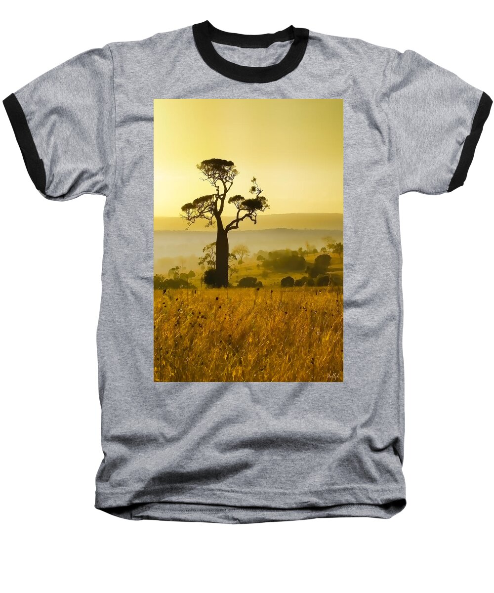 Landscapes Baseball T-Shirt featuring the photograph A Boab Sunrise by Holly Kempe