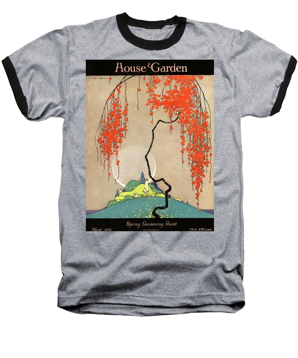 House And Garden Baseball T-Shirt featuring the photograph A Flowering Tree by H. George Brandt