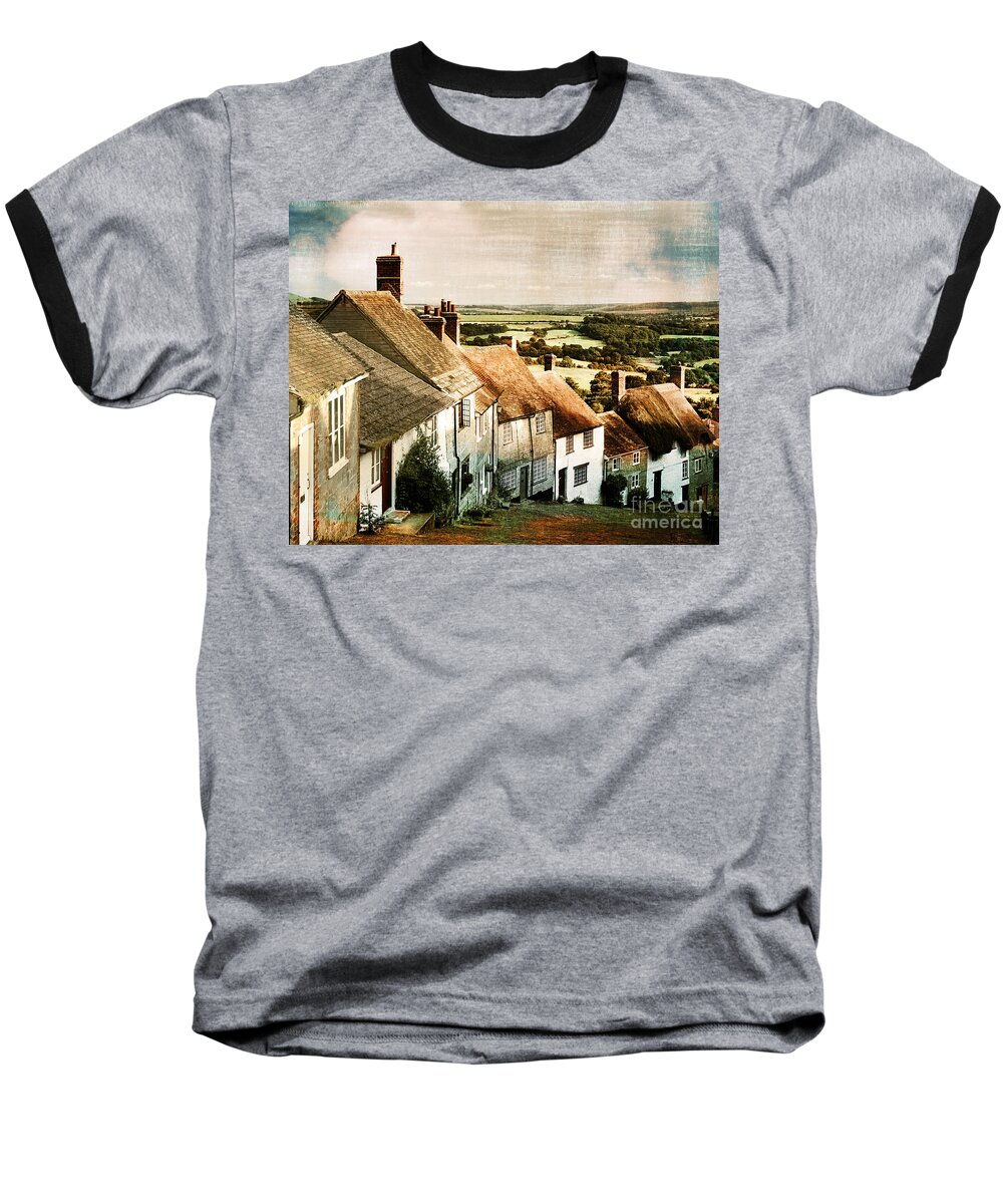 Digital Art Baseball T-Shirt featuring the photograph A Past Revisited by Edmund Nagele FRPS