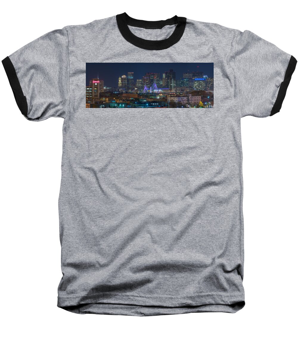 Boston Baseball T-Shirt featuring the photograph A Somerville view by Bryan Xavier