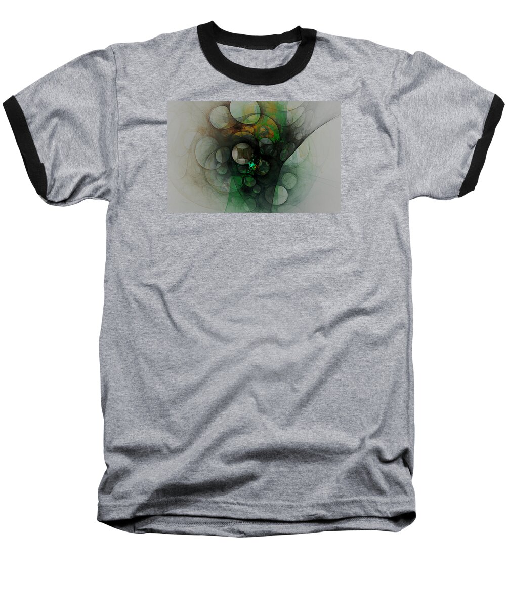 Stochastic Baseball T-Shirt featuring the digital art Abator Robata by Jeff Iverson