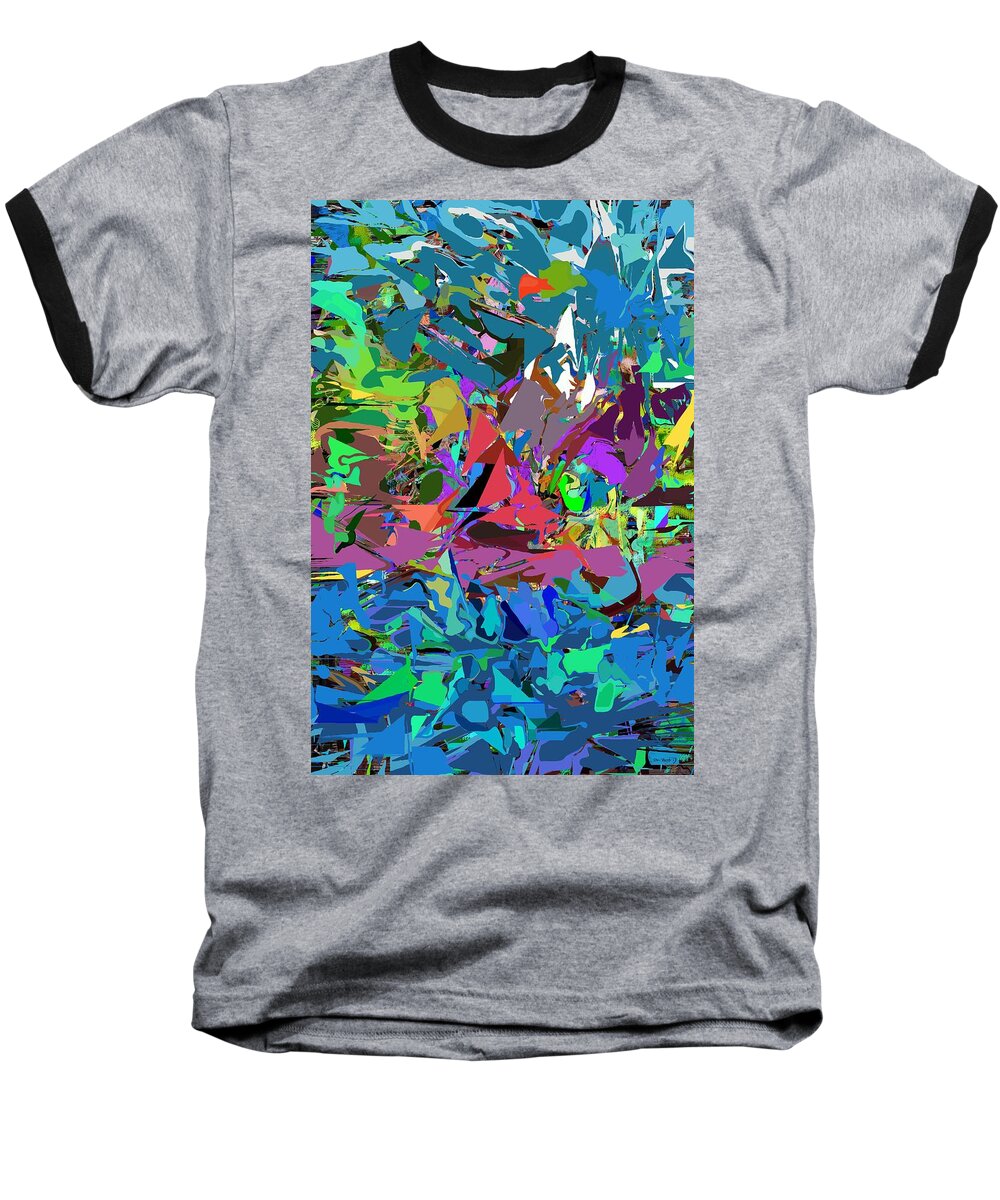 Fine Art Baseball T-Shirt featuring the digital art Abstract 011515 by David Lane