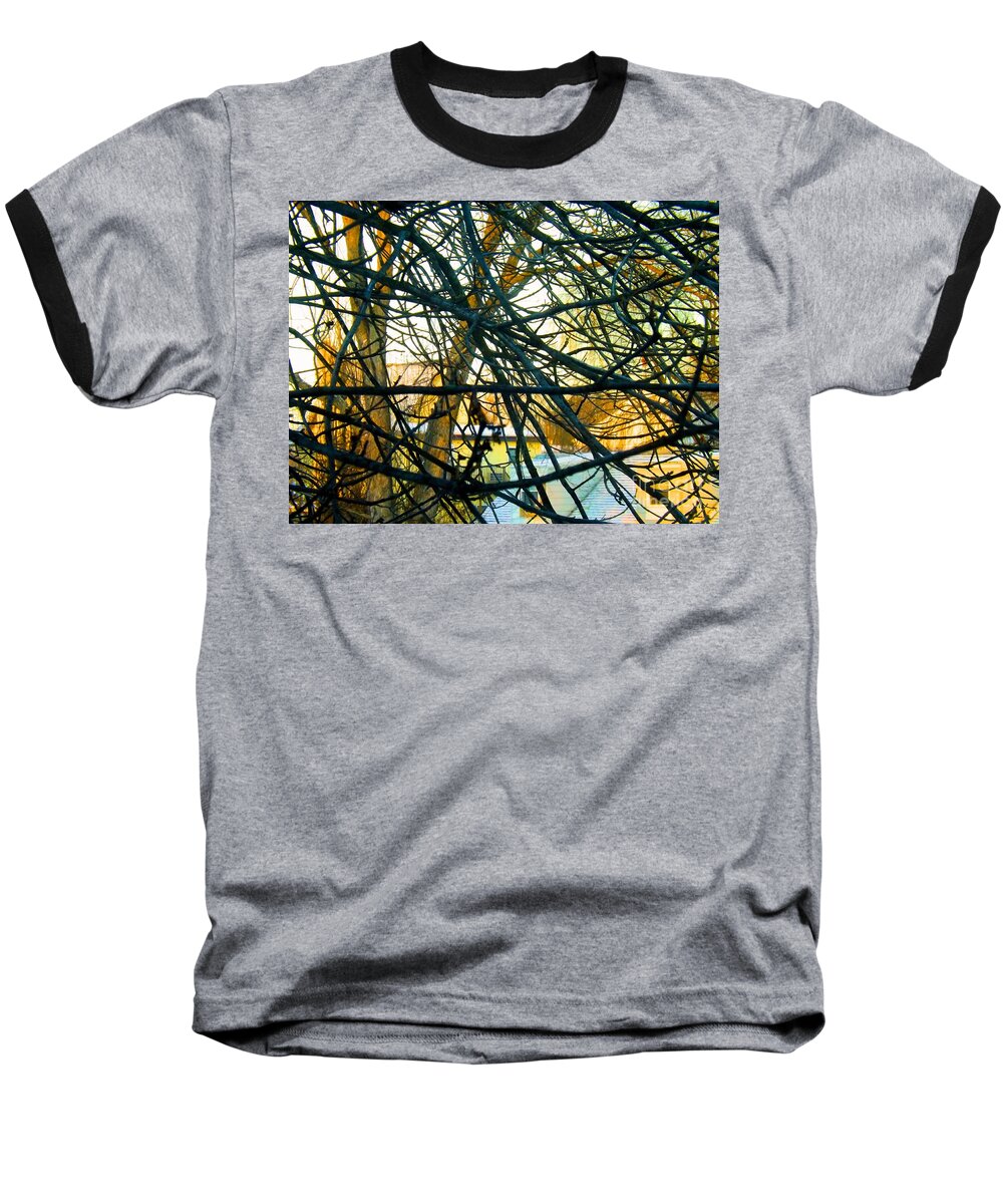 Abstract Baseball T-Shirt featuring the photograph Abstract Tree by Robyn King