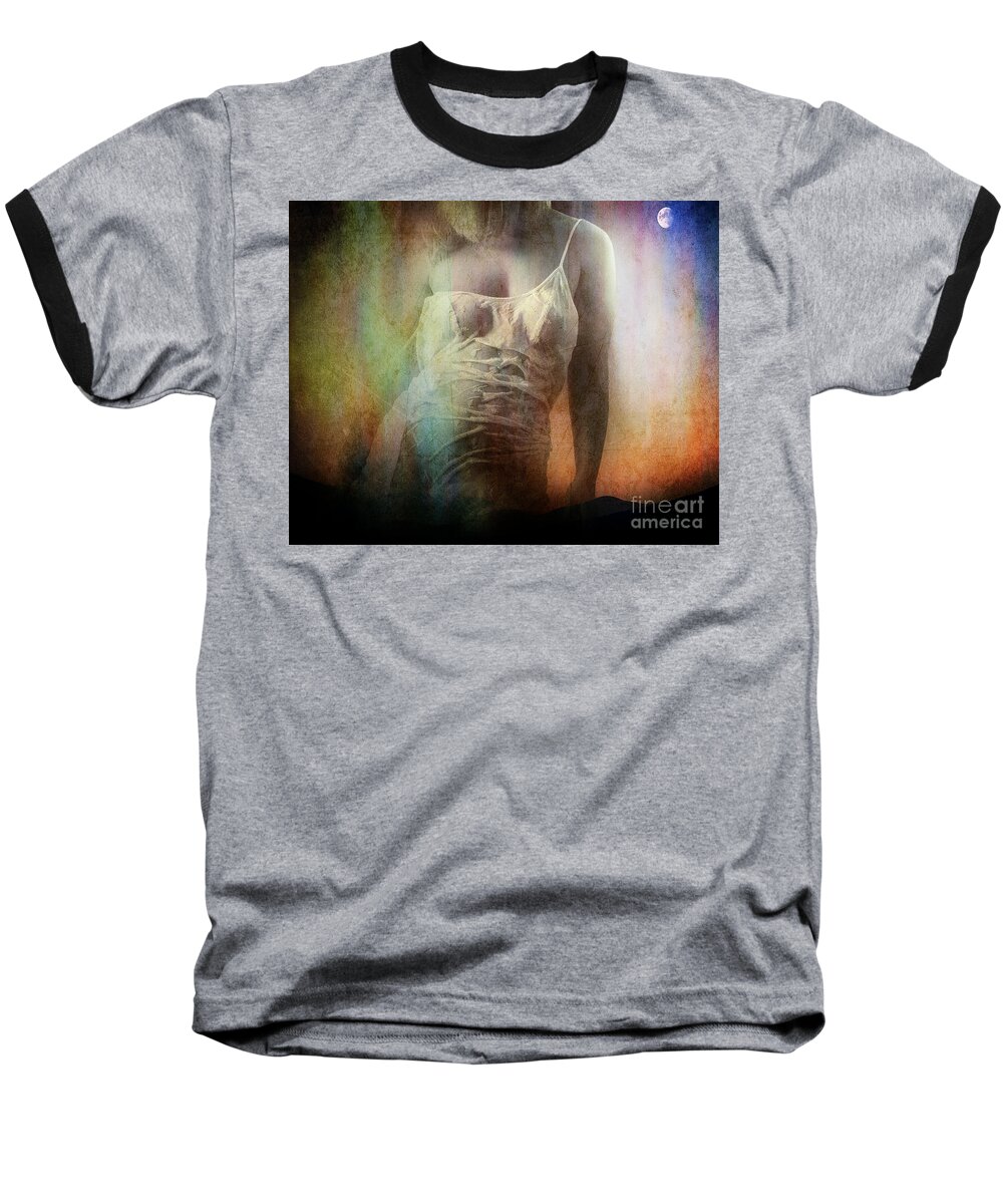 Digital Art Baseball T-Shirt featuring the photograph All Men Are Liars by Edmund Nagele FRPS
