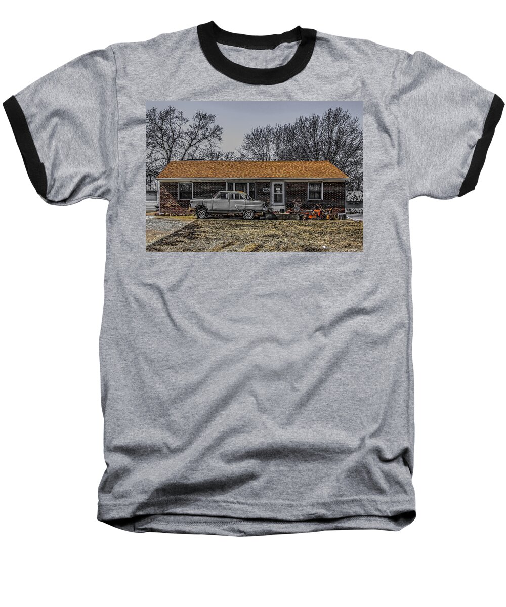 1952 Ford Baseball T-Shirt featuring the photograph American Dream 1952 by Ray Congrove
