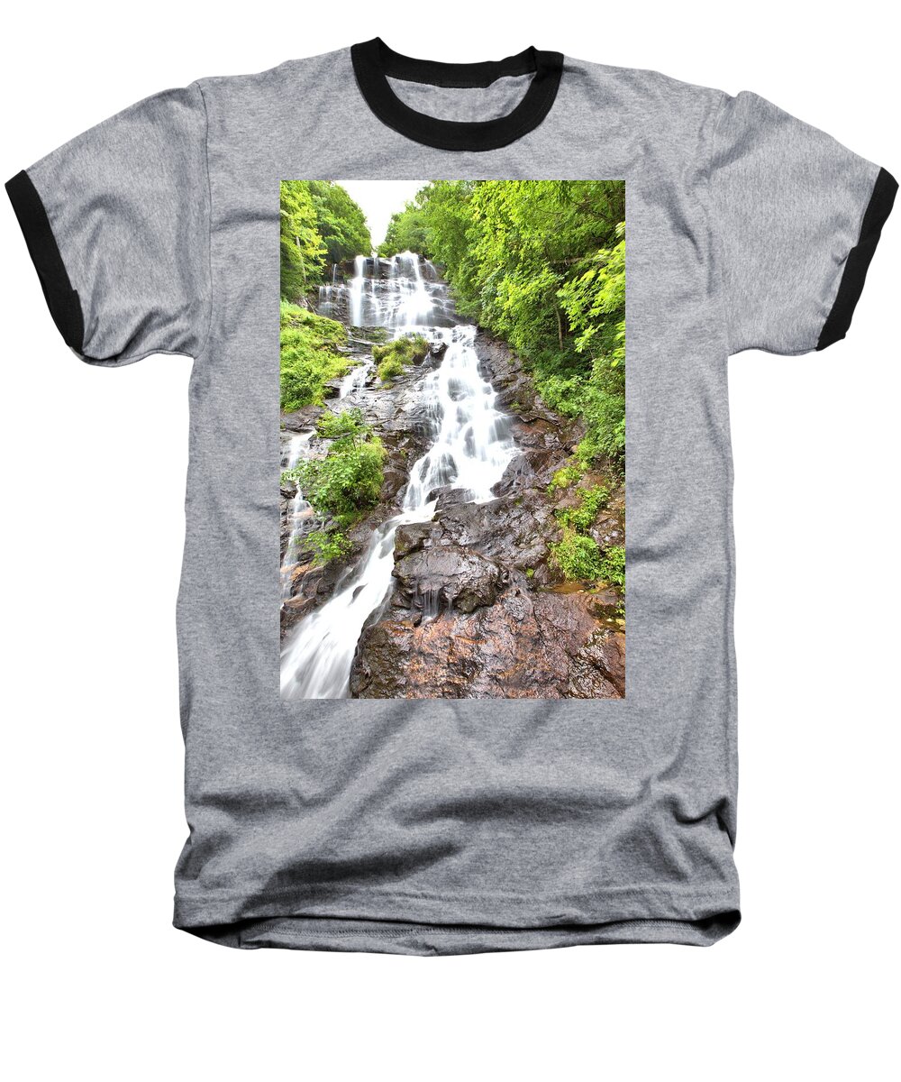10306 Baseball T-Shirt featuring the photograph Amicalola Falls by Gordon Elwell