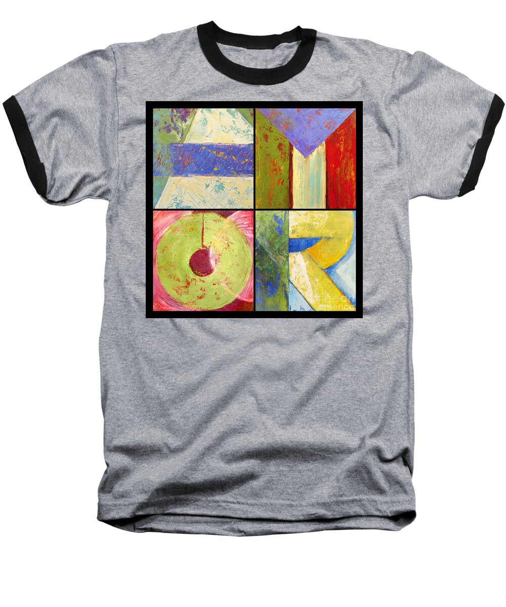Amor Baseball T-Shirt featuring the painting Amor by Randy Wollenmann