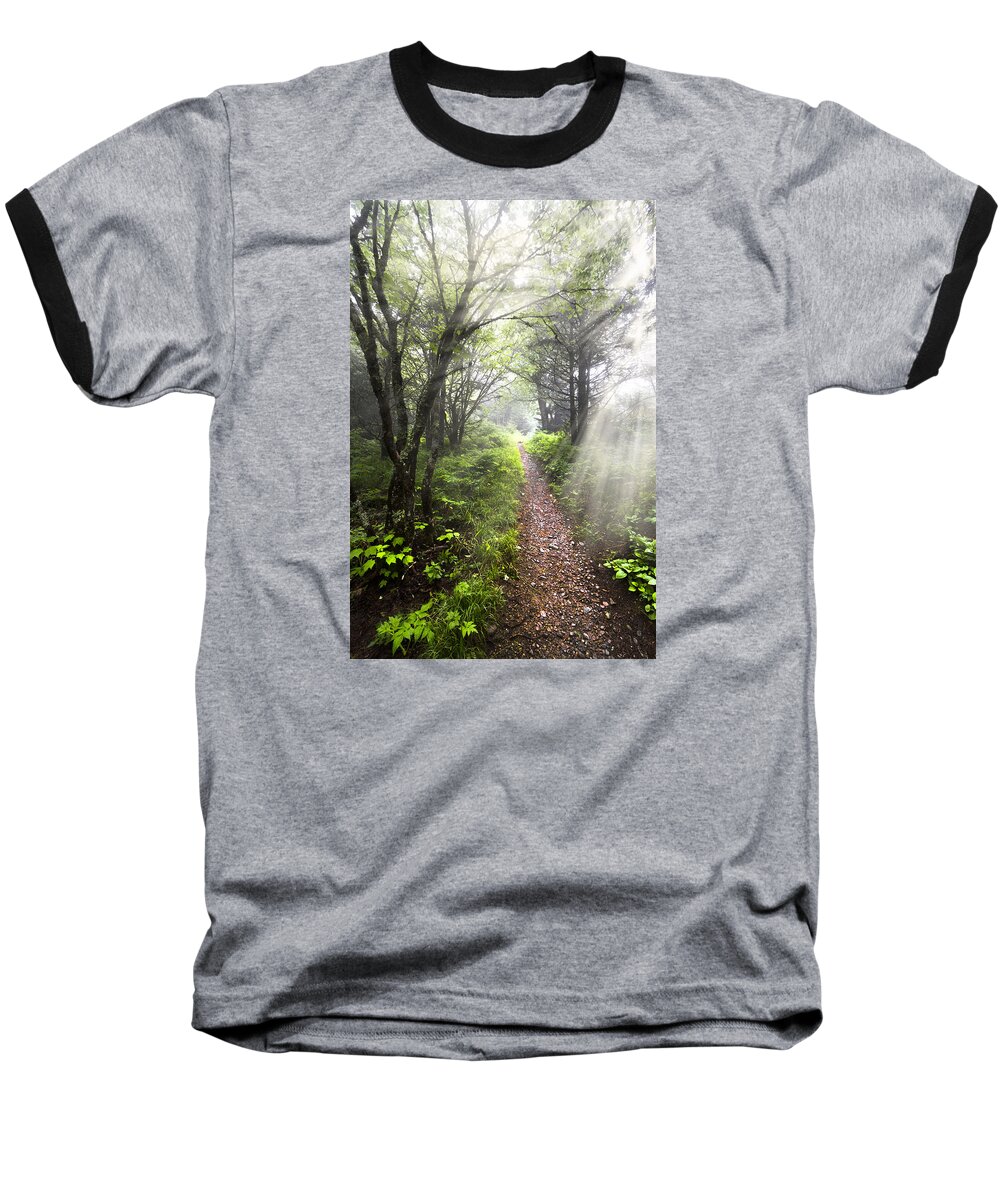 American Baseball T-Shirt featuring the photograph Appalachian Trail by Debra and Dave Vanderlaan