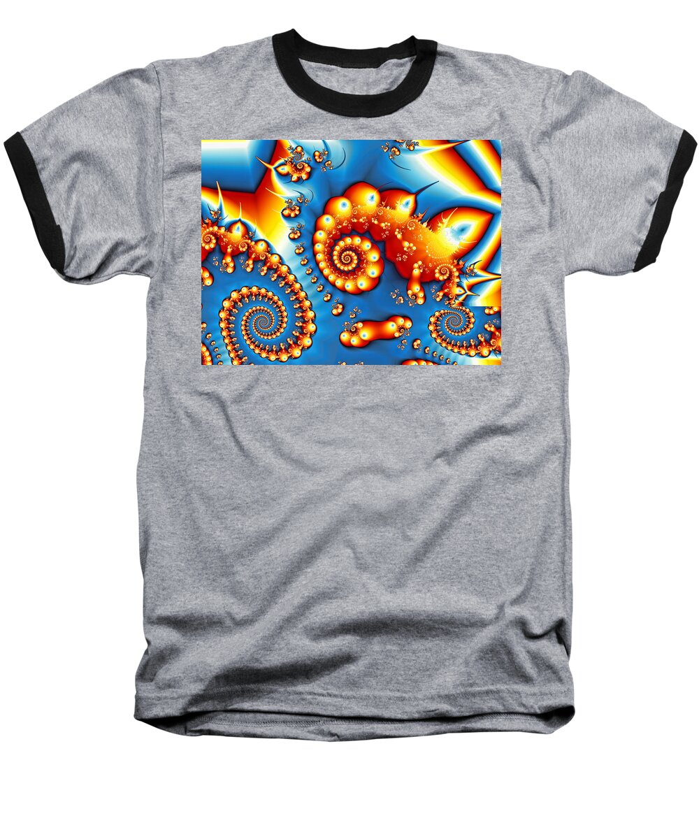 Fractal Baseball T-Shirt featuring the photograph Are You Going to San Francisco? by Sylvia Thornton