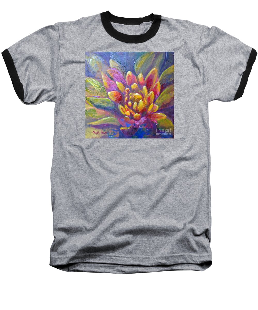 Nature Baseball T-Shirt featuring the painting Artichoke Leaves by Phyllis Howard