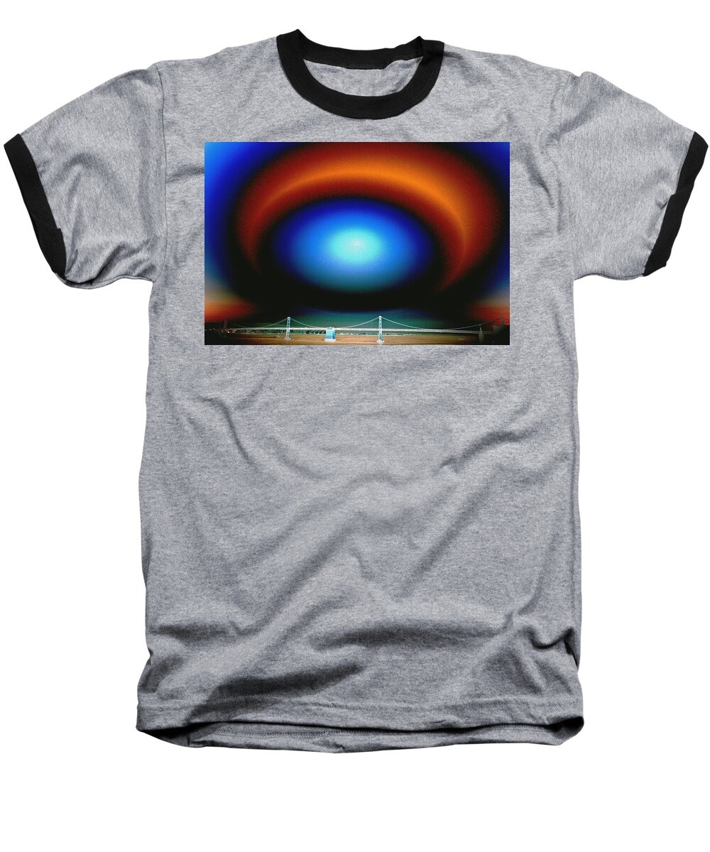3d Baseball T-Shirt featuring the photograph At Second Blush by Nick David