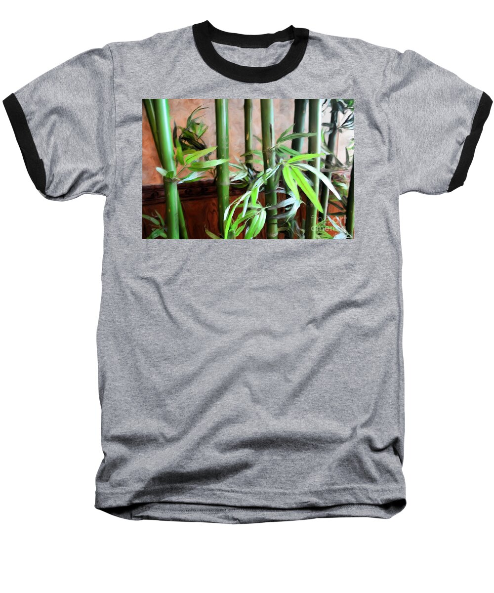Quincy Illinois Baseball T-Shirt featuring the photograph Plant - Bamboo - Luther Fine Art by Luther Fine Art