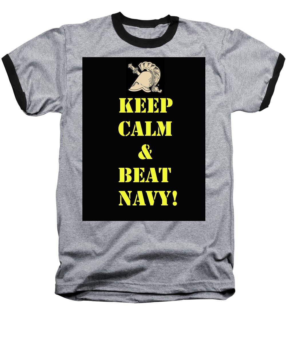 west Point Baseball T-Shirt featuring the photograph Beat Navy by Dan McManus