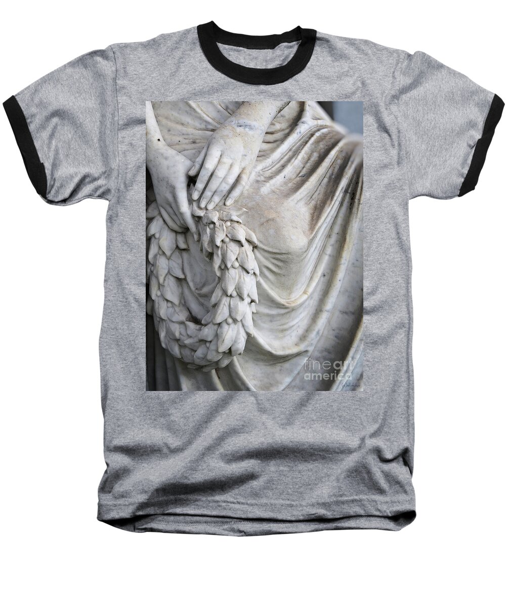 Angel Baseball T-Shirt featuring the photograph Beautiful Angel Healing Touch by Ella Kaye Dickey