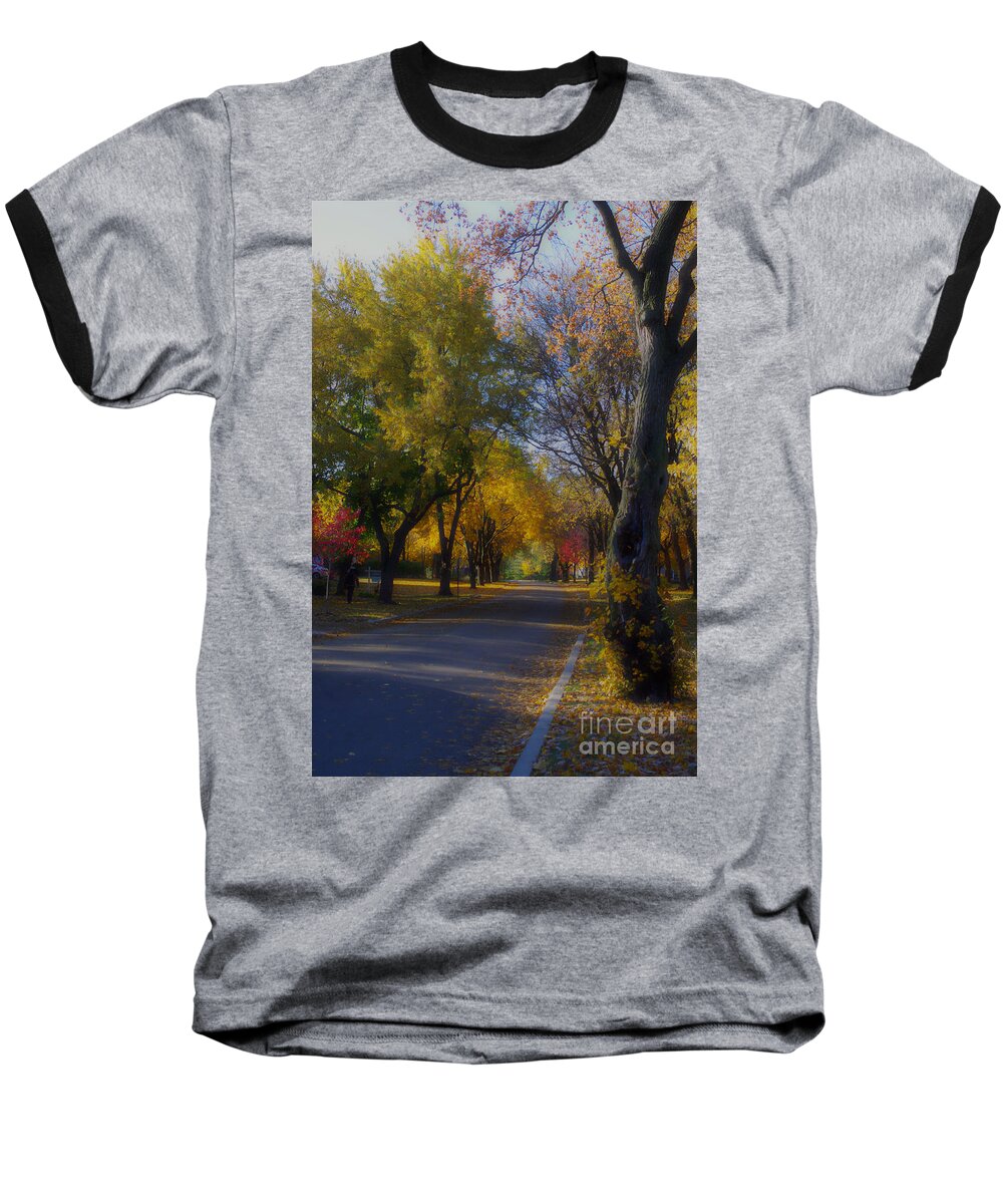 Soft Baseball T-Shirt featuring the photograph Beautiful Autumn by Frank J Casella