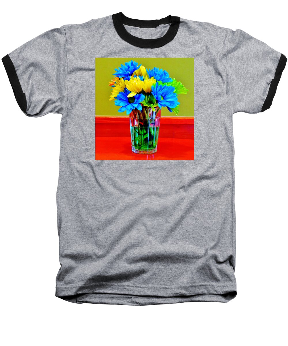 Flower Baseball T-Shirt featuring the photograph Beauty In A Vase by Cynthia Guinn
