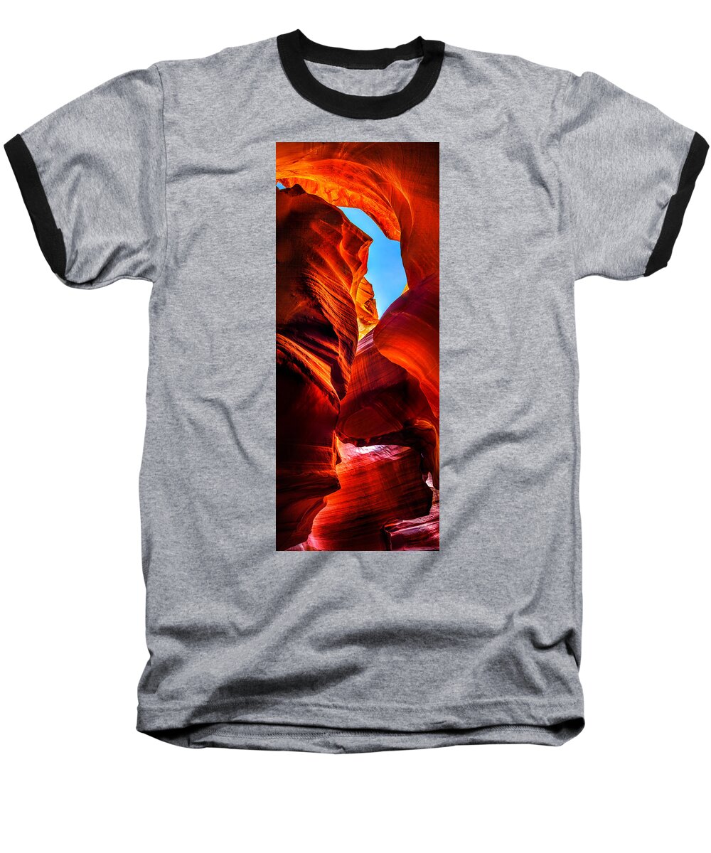 Antelope Canyon Baseball T-Shirt featuring the photograph Beauty Within by Az Jackson