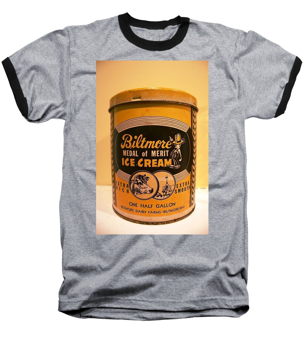 Biltmore Baseball T-Shirt featuring the photograph Biltmore Ice Cream by Stacy C Bottoms