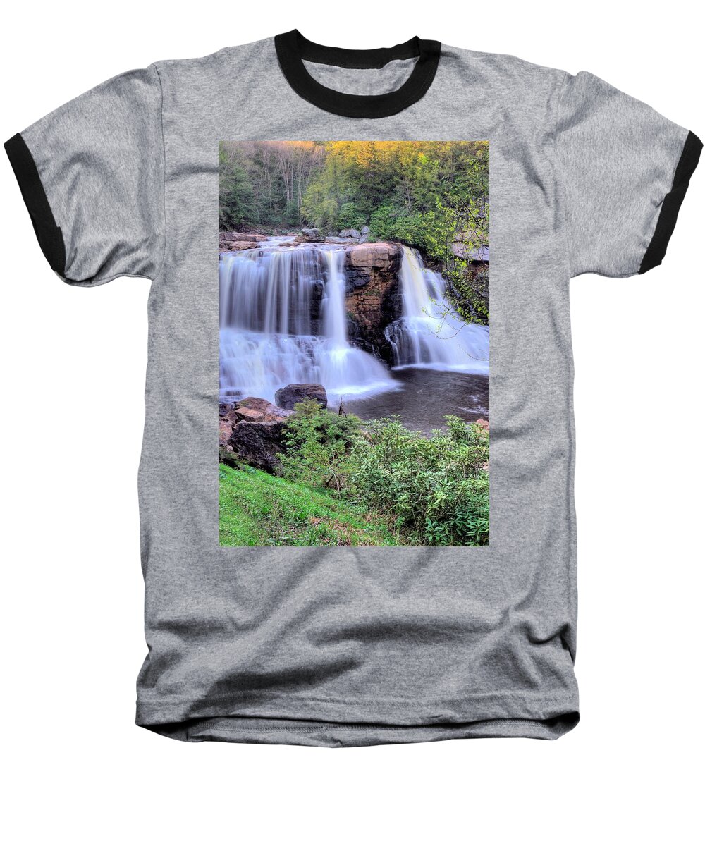 6886 Baseball T-Shirt featuring the photograph Blackwater Falls by Gordon Elwell