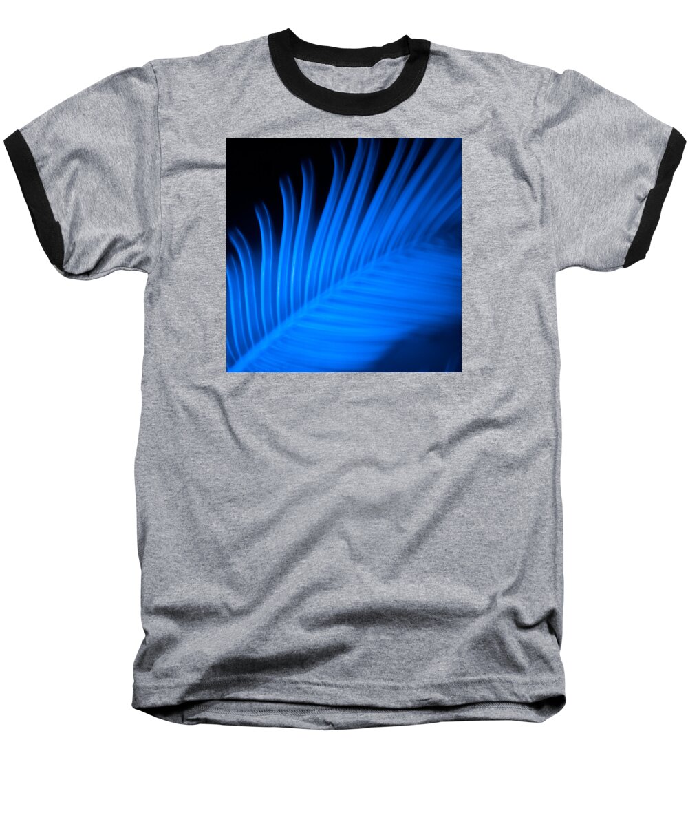 Art Baseball T-Shirt featuring the photograph Blue Palm by Darryl Dalton