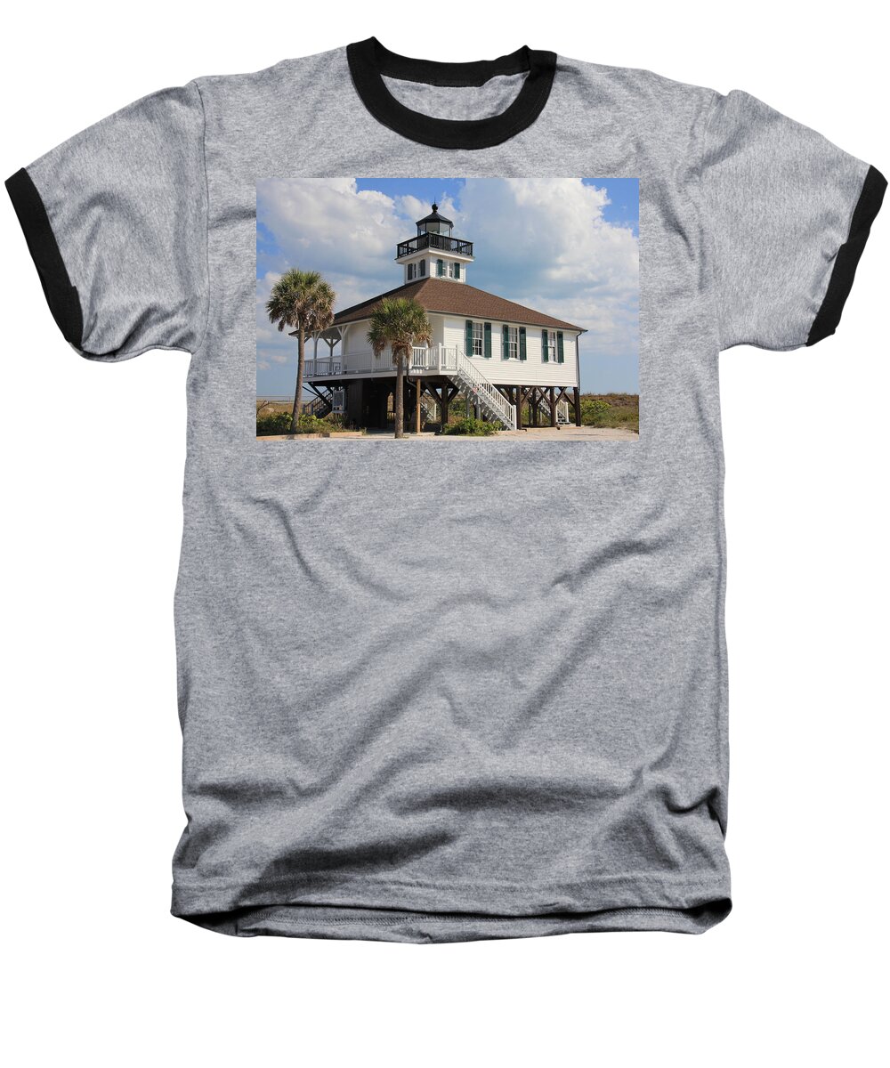 Lighthouse Baseball T-Shirt featuring the photograph Boca Grande by Rosalie Scanlon