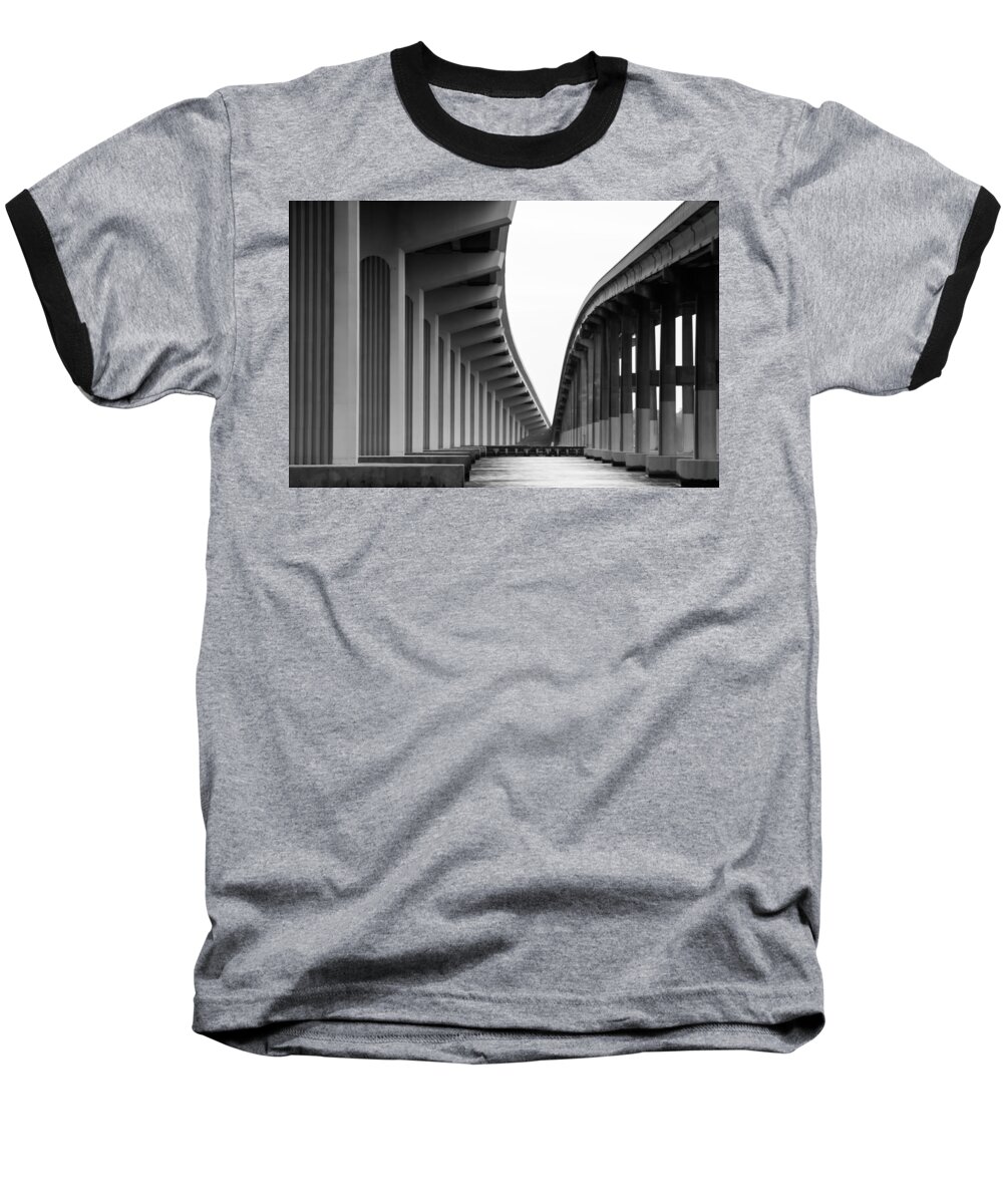 Florida Baseball T-Shirt featuring the photograph Bridge to Nowhere by Stefan Mazzola