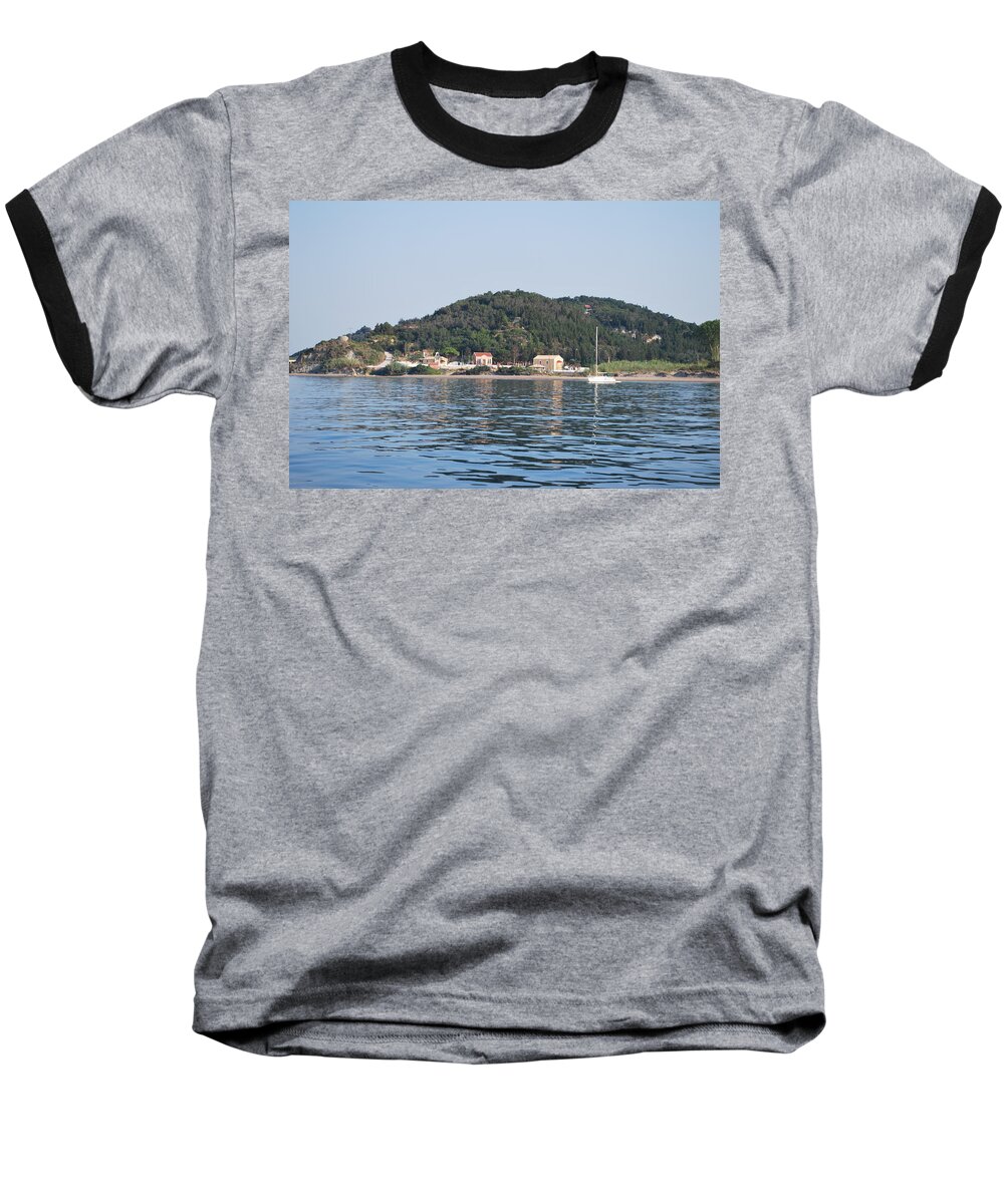 By The Sea Baseball T-Shirt featuring the photograph By the sea by George Katechis