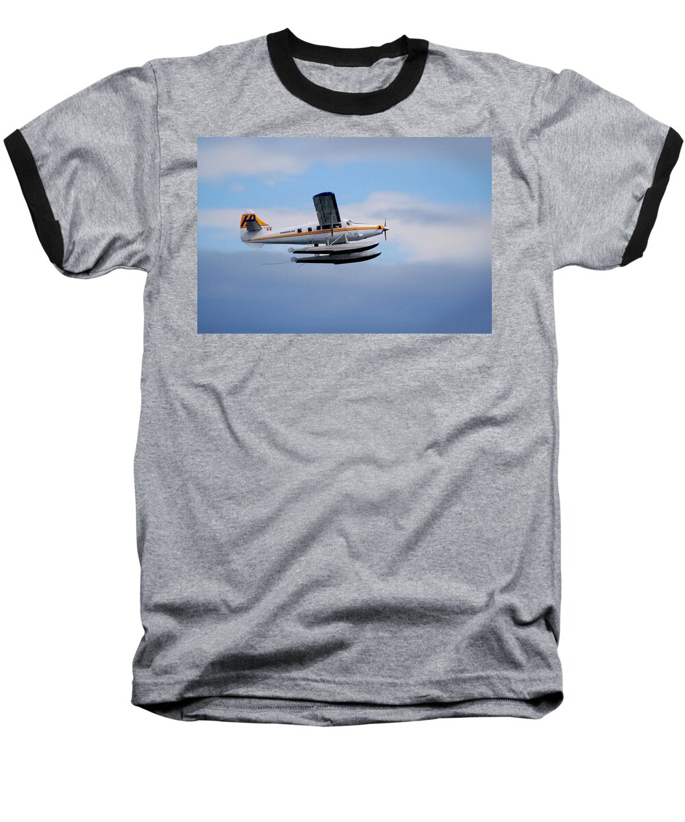 Aviation Baseball T-Shirt featuring the photograph C-frno by Mark Alan Perry
