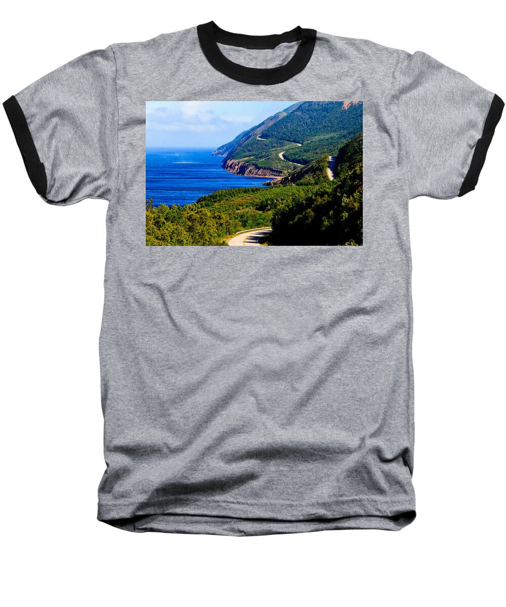 Canada Baseball T-Shirt featuring the photograph Cabot Trail by Ben Graham