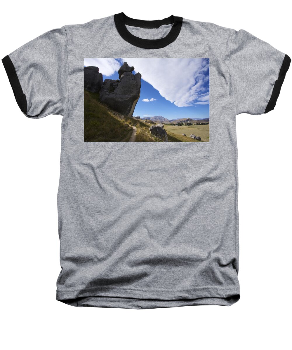 New Baseball T-Shirt featuring the photograph Castle Hill #7 by Stuart Litoff
