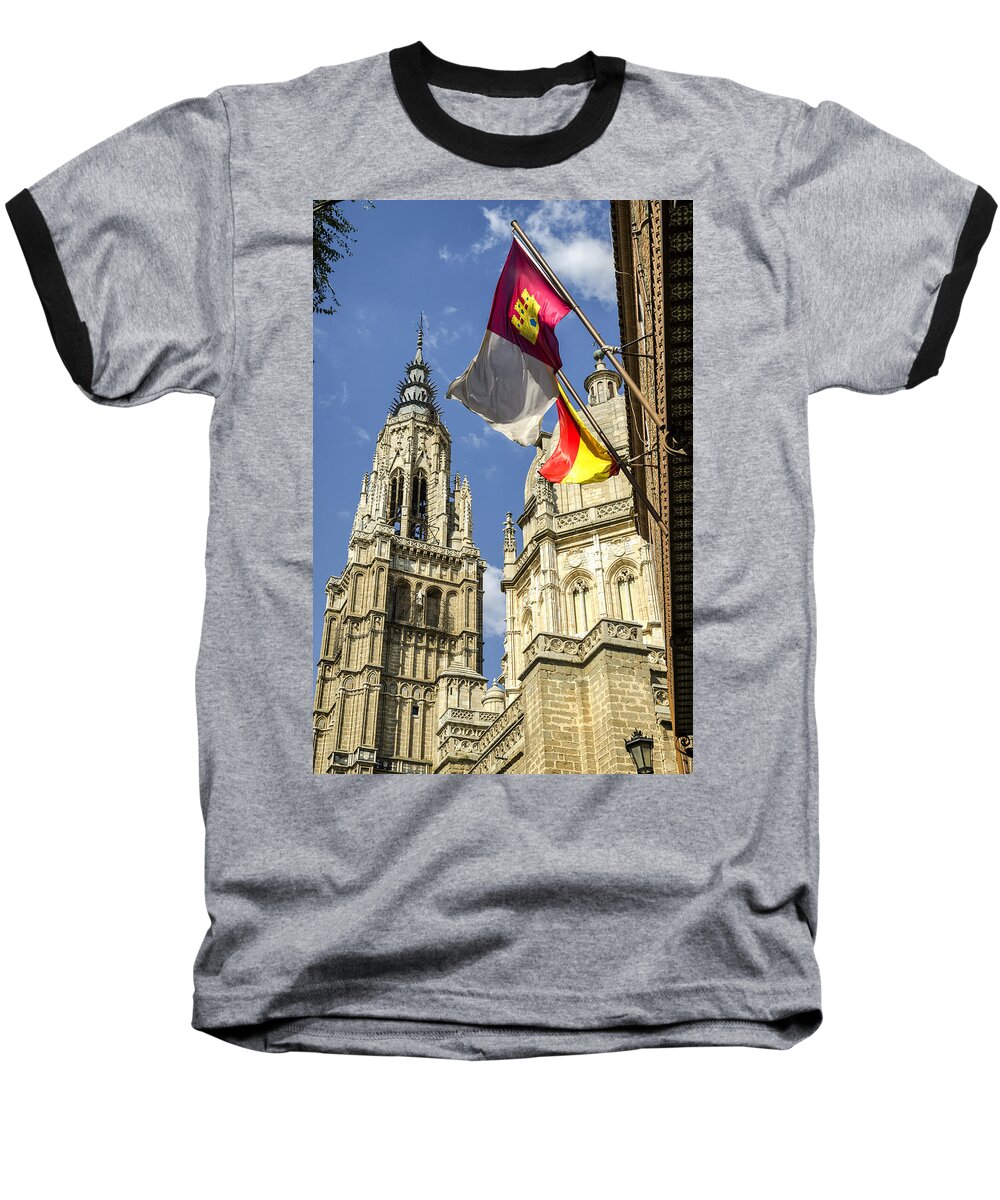 Toledo Baseball T-Shirt featuring the photograph Catedral de Santa Maria de Toledo by Pablo Lopez