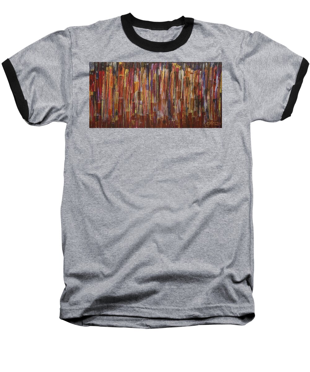 Painting Baseball T-Shirt featuring the painting Celebrate Manhattan by Jack Diamond