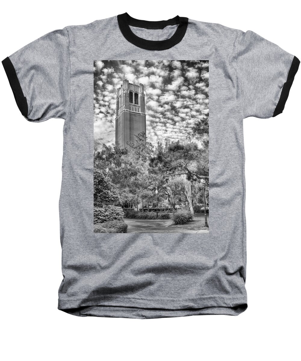 Uf Baseball T-Shirt featuring the photograph Century Tower by Howard Salmon
