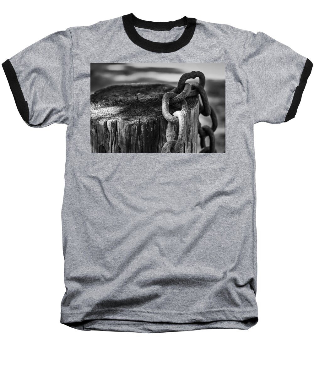 Abstract Baseball T-Shirt featuring the photograph Chained... by Eduard Moldoveanu