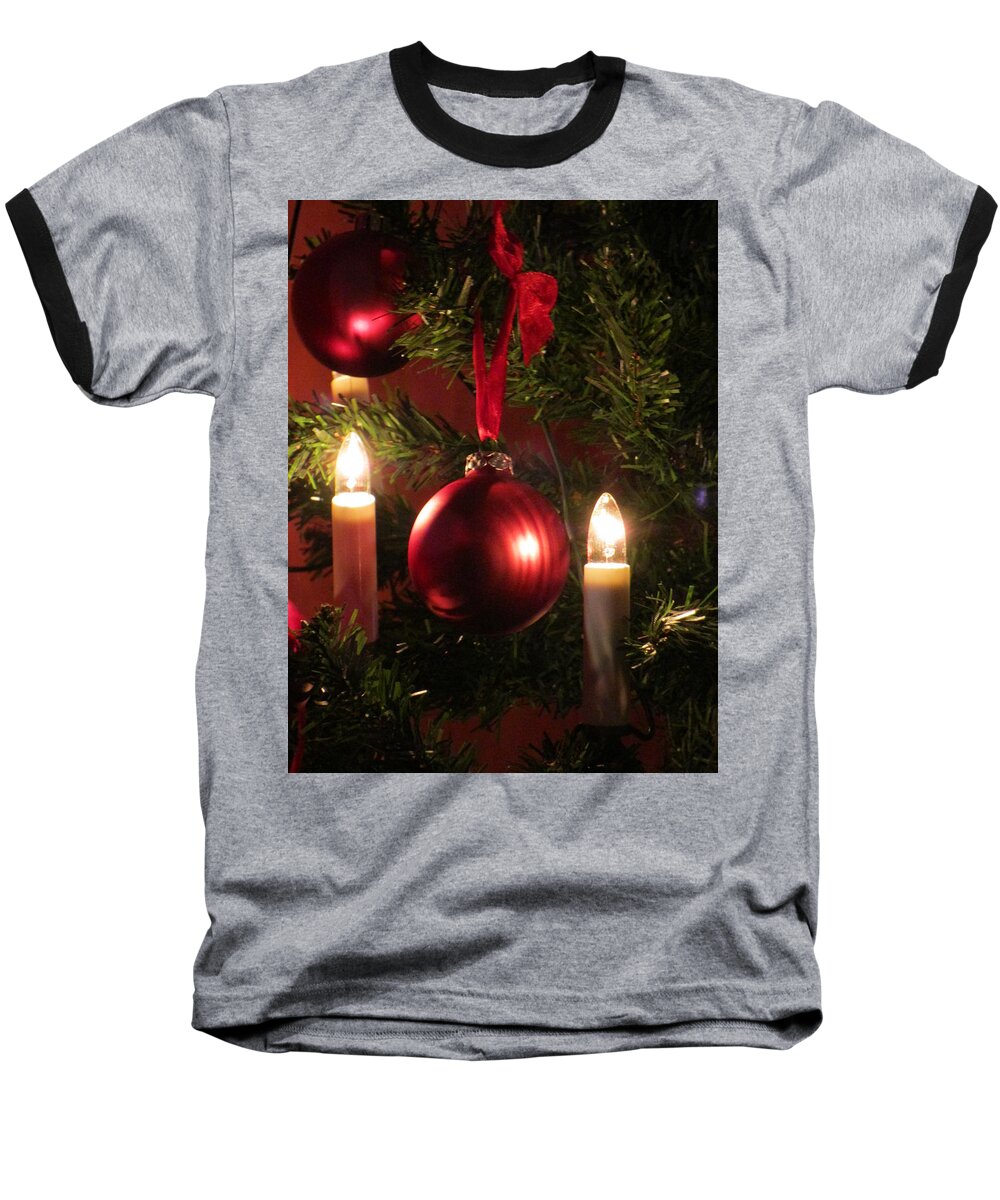  Christmas Blingbling Christmas Baseball T-Shirt featuring the photograph Christmas Spirit by Rosita Larsson
